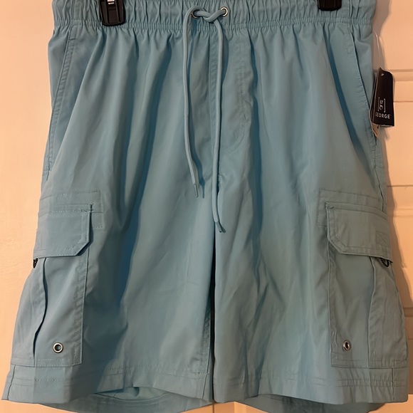 “NEW” MEN’S CARGO SWIM TRUNKS - Picture 1 of 7
